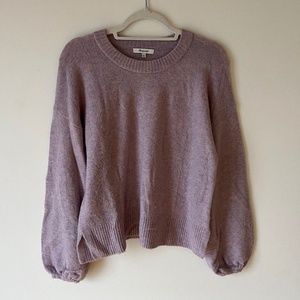 Madewell balloon sleeve sweater
